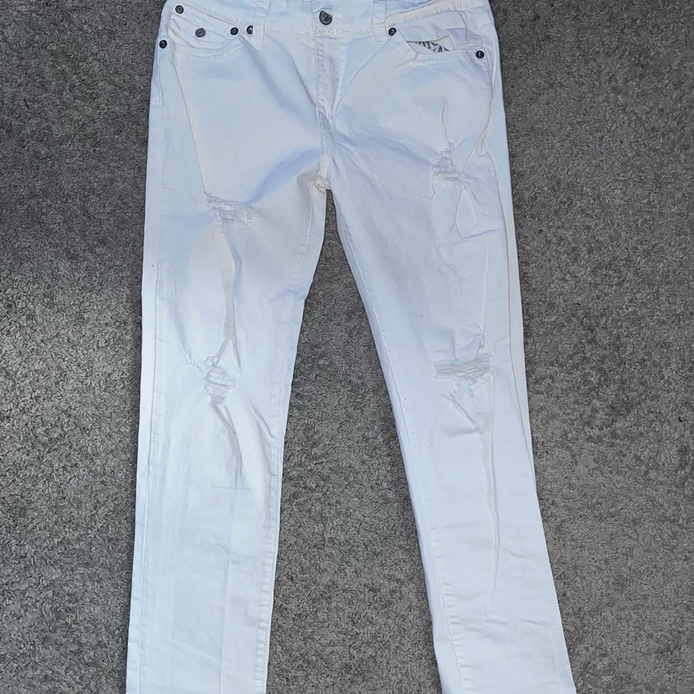 Vintage True Religion white jeans